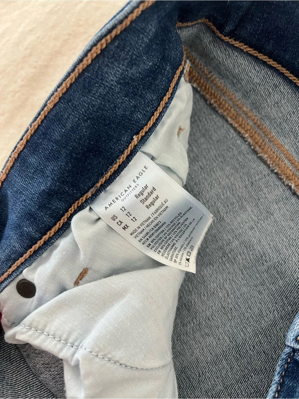 American Eagle Skinny jeans size 12